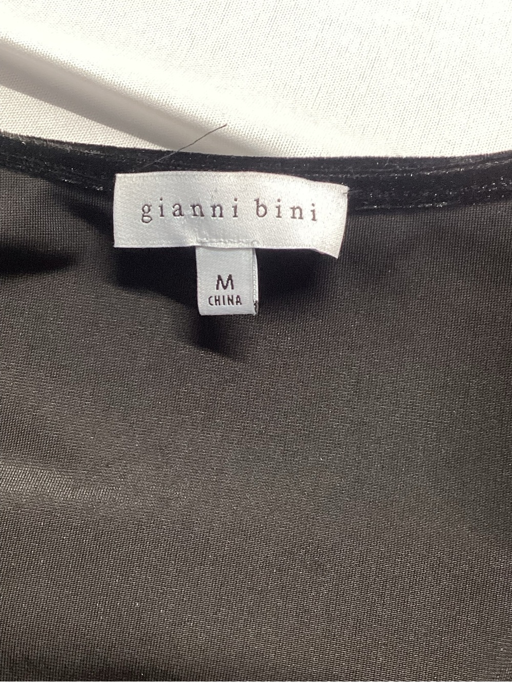 Gianni Bini Black Velvet Wrap Long-Sleeve Dress - Picture 6 of 10